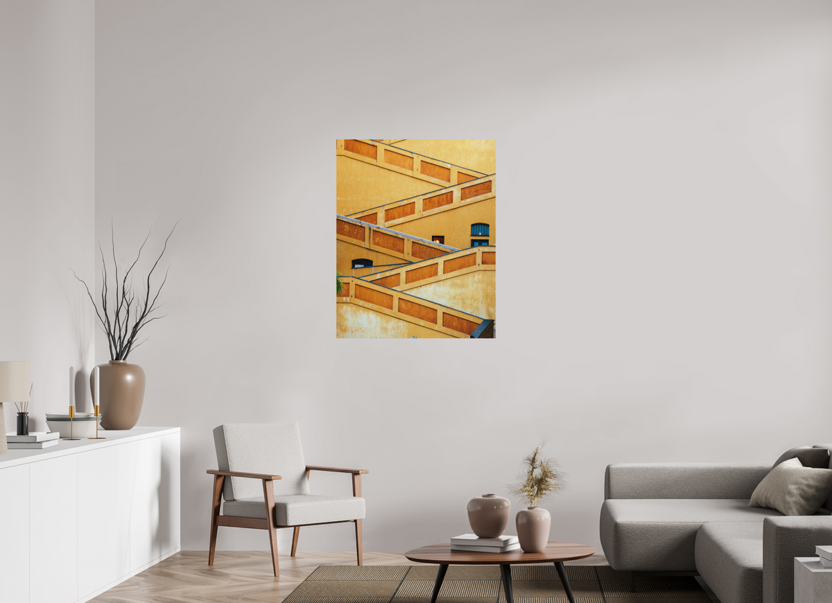 80 x 100 cm, Fine Art Print · Hahnemühle Photo Rag 308 · Unframed Terracotta Rhythm