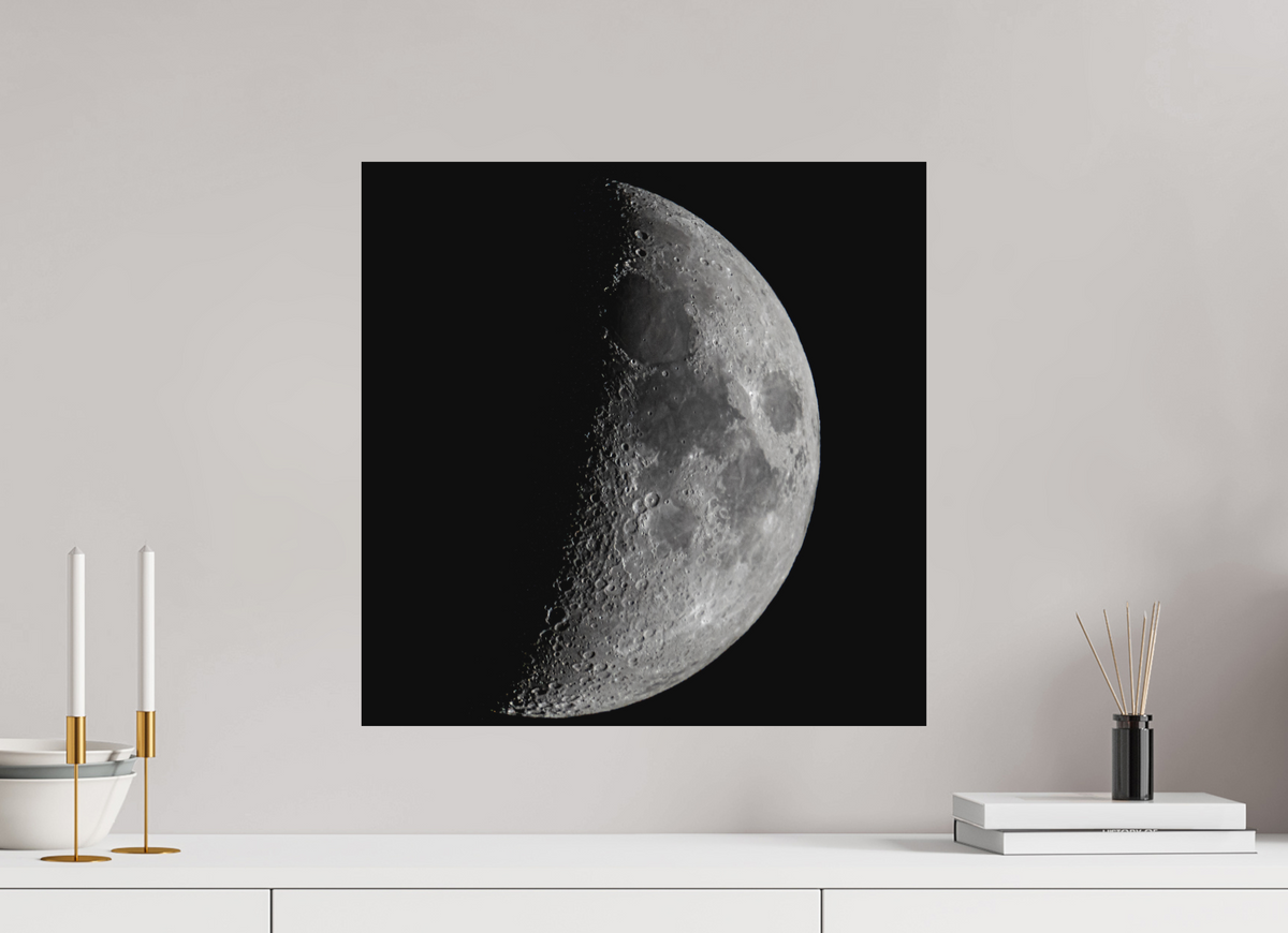 50 x 50 cm, Fine Art Print · Hahnemühle Photo Rag 308 · Unframed Waxing Light