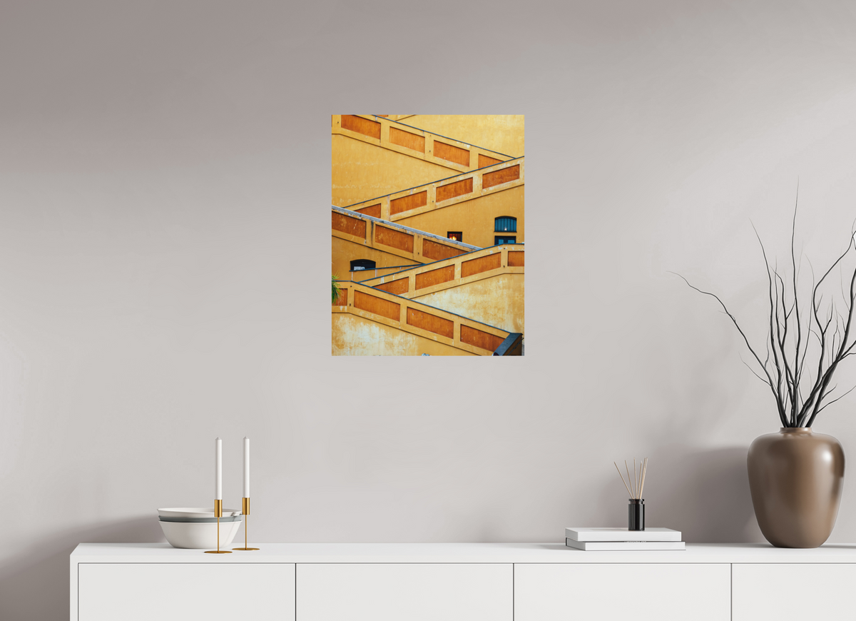 50 x 62.5 cm, Fine Art Print · Hahnemühle Photo Rag 308 · Unframed Terracotta Rhythm