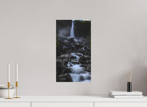 27 x 48 cm, Fine Art Print · Hahnemühle Photo Rag 308 · Unframed Falling Through Stone