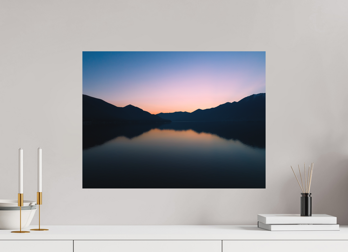 60 x 45 cm, Photo Rag 308 · 105 × 70 cm · Unframed Blue Hour Silence