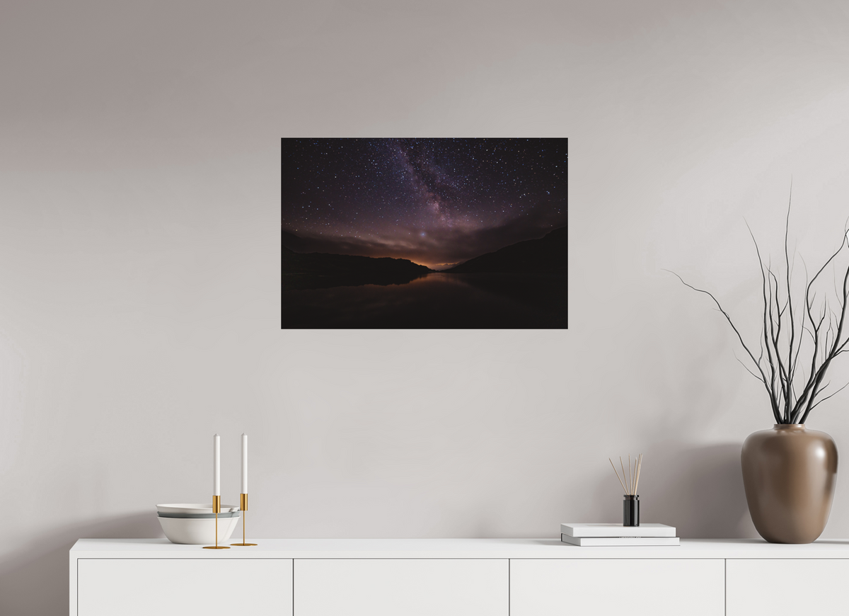 75 x 50 cm, Fine Art Print · Hahnemühle Photo Rag 308 · Unframed Under the Milky Way