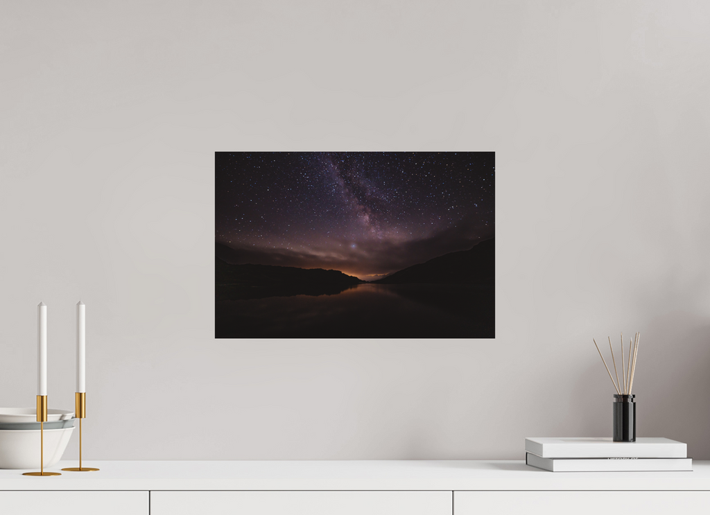 45 x 30 cm, Fine Art Print · Hahnemühle Photo Rag 308 · Unframed Under the Milky Way