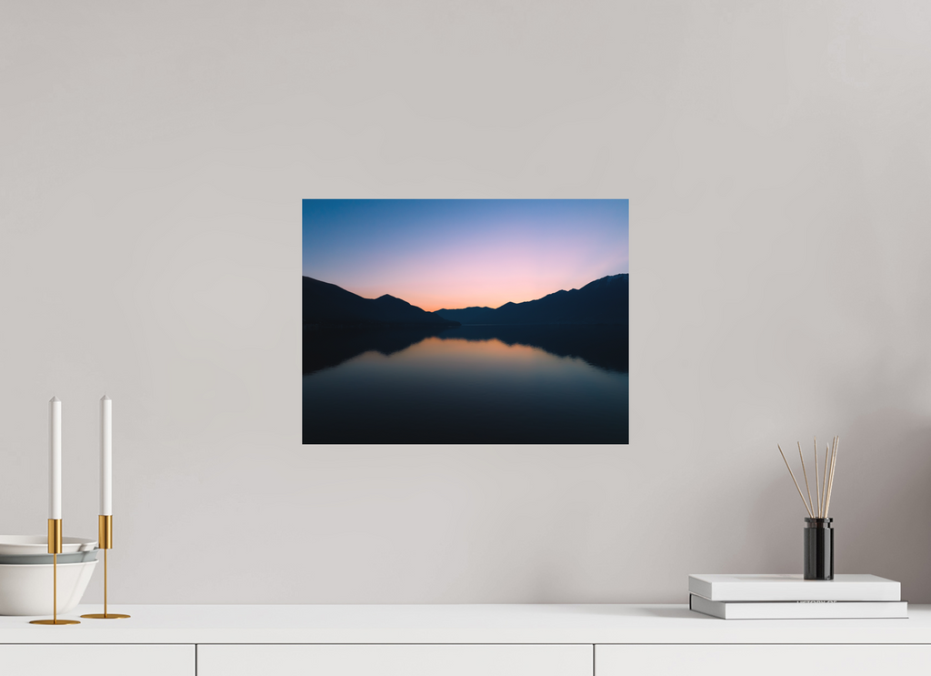 40 x 30 cm, Photo Rag 308 · 105 × 70 cm · Unframed Blue Hour Silence