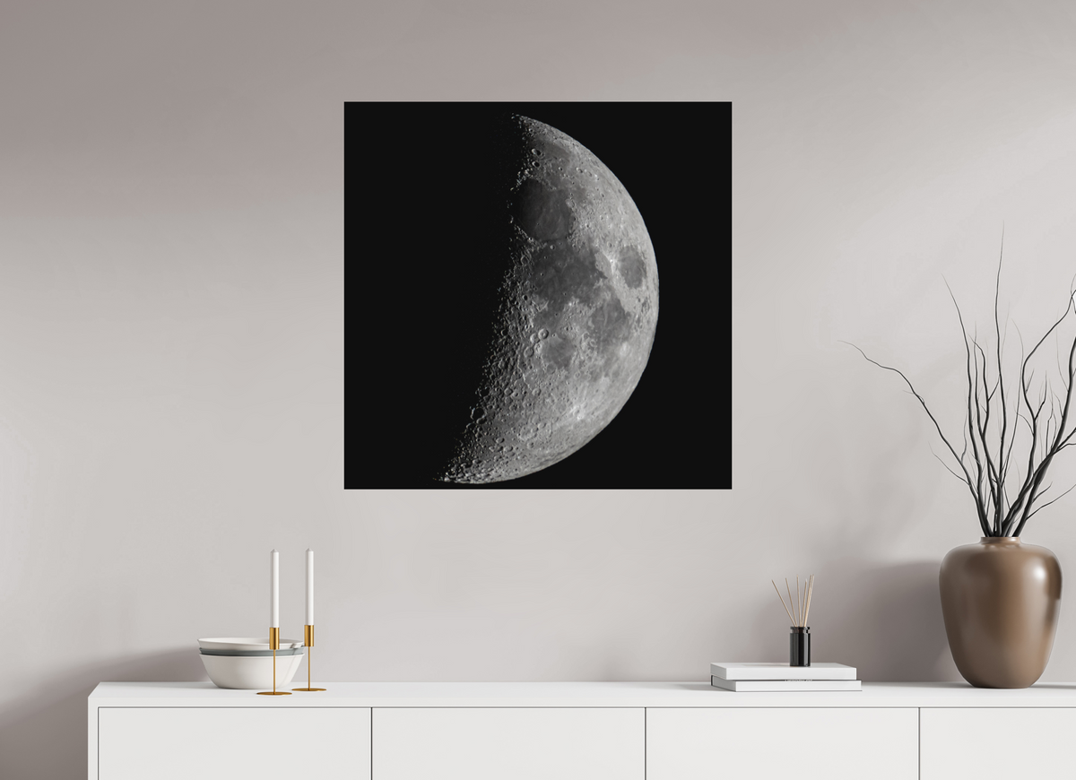 80 x 80 cm, Fine Art Print · Hahnemühle Photo Rag 308 · Unframed Waxing Light
